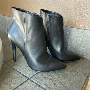Candies Brand Women’s Black Heel Booties